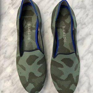 Rothy's Camo Loafers Size 8